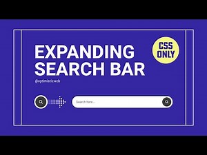 Enhance Your Website with CSS Only Expandable Search Bar