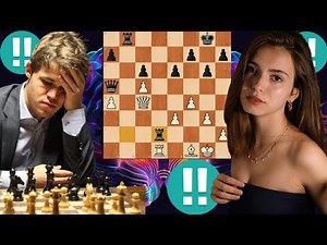 Magnus Carlsen vs Anna Cramling A Calm Game Turns Into Fire