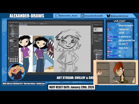 Twitch Livestream: 98th Art Raffle - 1/18/2026
