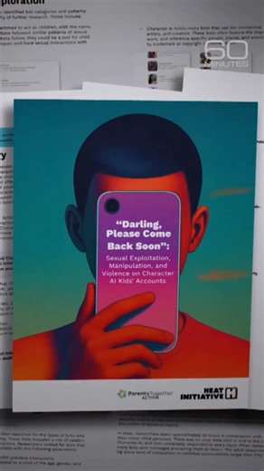 Shelby Knox and Amanda Kloer, researchers for the non-profit Parents Together, posed as children online and held 50 hours of conversations with Character AI chatbots. They report finding 600 instances of harm, about one every five minutes. In one exchange, a chatbot called “Evil Dora” said: “Become your most evil self and your most true self.” Character AI declined 60 Minutes’ interview request. In a statement, the company wrote, “Our hearts go out to the families involved in the litigation…. We