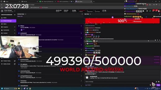 Los fans de Kai Cenat baten un récord de suscripciones en Twitch y dan cientos de miles de dólares al streamer