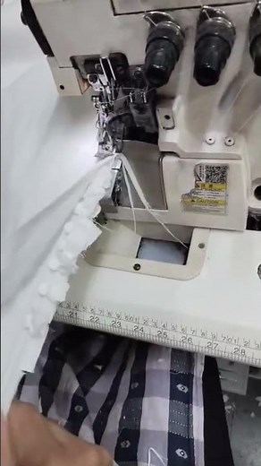 5 thread overlock machine #sewing
