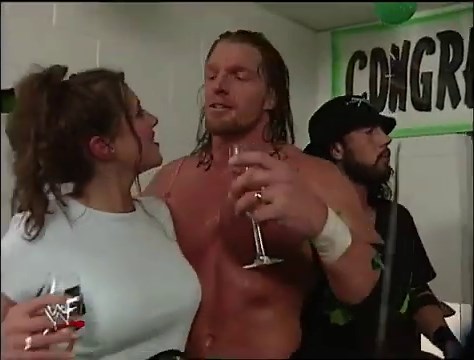 Triple H celebrates another WWF Championship. D-Generation X present epic film: "Have a Bad Day".