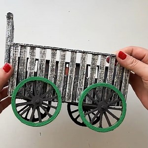 54K views · 1.3K reactions | Creating a Decorative Cart from Cardboard with Your Own Hands | Diy Craft Ideas | Facebook