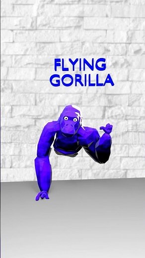 FLYING GORILLA AD #funny #memes #gorillatag #gtag #monke #animalcompany #animation