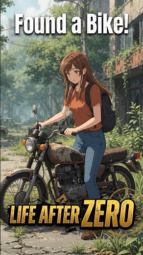 She Found Something Unexpected in the Abandoned City 🏍️ | Post Apocalyptic Anime
