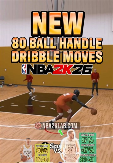NBA 2K26 Season 5 Best Dribble Moves 80 Ball Handle #2k26 #nba2k26 | best dribble moves 2k26