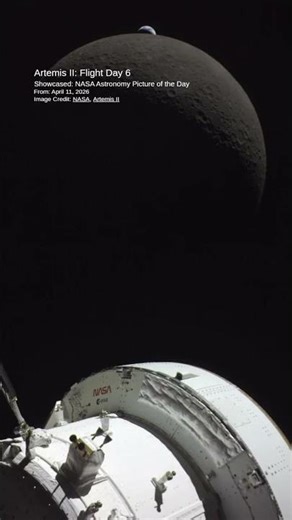 Artemis II achieved a historic lunar flyby, setting a distance record since 1970 #NASA #Space