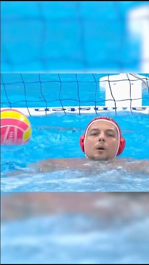 Clinical waterpolo finish out of centre by Bogdan Djerkovic #waterpolo
