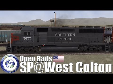 Open Rails (MSTS Successor) Southern Pacific over West Colton route