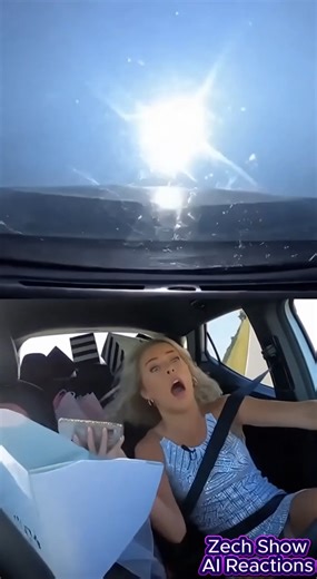590K views · 1.8K reactions | girl freaks out while texting and driving #AI | Zech Show | Facebook