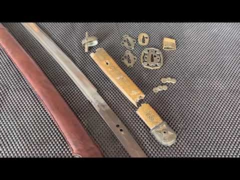 WW2 Japanese Katana Sword Handle Restoration