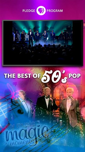 Step back in time with My Music Presents Magic Moments – The Best of '50s Pop, hosted by legends Pat Boone and Phyllis McGuire of the McGuire Sisters. Relive the golden era of music with unforgettable performances and timeless classics! 🎶 ✨ This Saturday at 6:30 PM | Only on OETA ✨ #MagicMoments #50sPop #OETA #Oklahoma #MusicSpecial #ThrowbackTunes | OETA