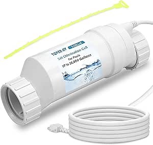 T-9 Salt Cell for In-Ground Swimming Pool Chlorination System Compatible with Hayward W3T-Cell-9 TurboCell Salt Chlorinator T-Cell-9, T-CELL-9-SWP Salt Systems, Up to 25,000 Gallons