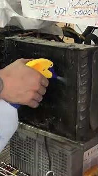 How to clean condenser coils for commercial reach in refrigerators, freezers and more