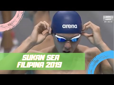 PERAK Welson Sim | Renang Akuatik 400M Gaya Bebas | Sukan SEA 2019 | Astro Arena