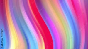 Gradient of rainbow colors are cyclically shifting in loop. It is 4k beautiful abstract background with seamless looping animation for holiday presentations or trendy stuff in motion design style. 10