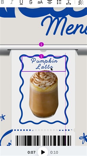 How to make the VIRAL printer effect in Canva!