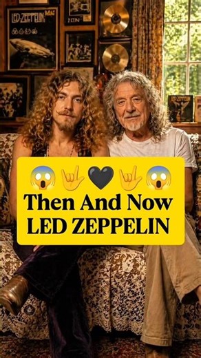 Led Zeppelin Then vs Now — AI Nostalgia That Hits Different! #ledzeppelin #music #musichistory