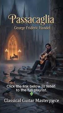 Handel - Passacaglia Beautiful Classical Guitar Arrangement