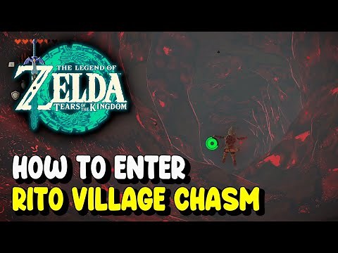 Zelda Tears of the Kingdom How to enter RITO VILLAGE CHASM (Abandoned Hebra Mine Location)