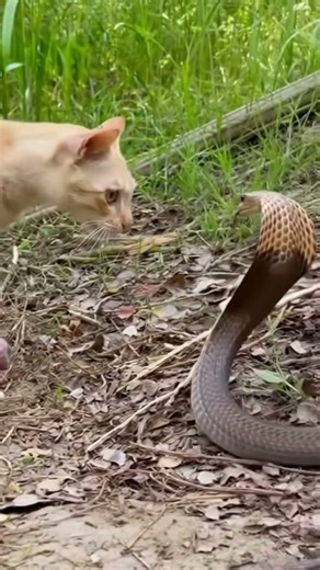 Real-Life Battle: Cobra Challenges the Wrong Mother Cat!