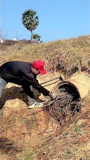 Culvert Completely Clogged – Incredible Cleanup Process