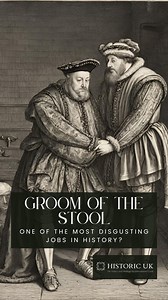 Groom of the Stool | One of the Most Disgusting Jobs in History? | British History Did you know that in the Tudor court, there was a peculiar position known as the "Groom of the Stool"? #Tudor #HenryVIII #History #BritishHistory #DidYouKnow #Facts #factoftheday | Historic UK
