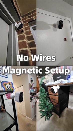 Y’all, why didn’t I find this sooner?! 🤯CINMOORE’s magnetic wireless camera sticks to ANYTHING—brick walls, cabinet doors, desks… no drilling, no messy wires. Move it wherever you need, charge it up, and boom—24/7 peace of mind.Perfect for renters, solo living, or anyone who hates complicated setups. #CINMOOREWirelessCamera #MagneticSecurityCam #RenterFriendlyGadgets #SoloLivingEssentials #NoWiresNoStress