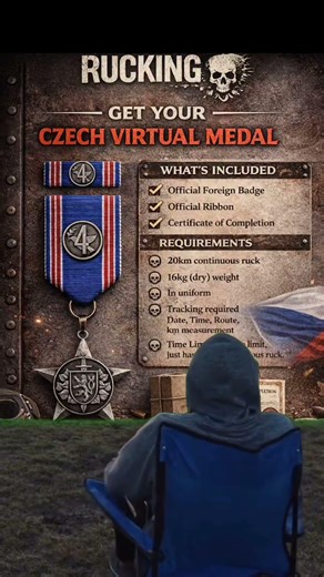 earn your Czech Foreign Military Badge at www.ruckingtough.com #goruck #ruckingtough #military