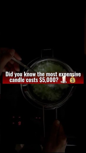 Luxury Candle🕯️ Worth $5,000 – The Most Expensive Candle in the world🌍