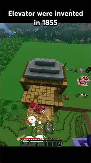 Minecraft Ravager Gets AMAZING Elevator