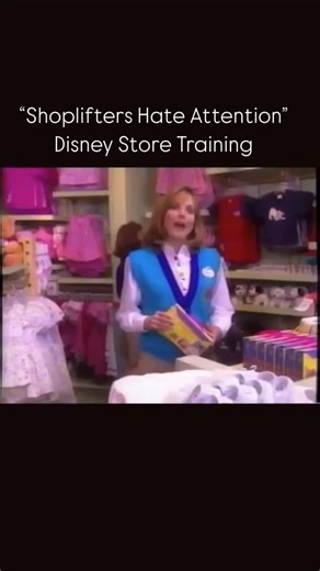 Over the last few weeks, we’ve learned a lot about preventing theft at The Disney Store. We know what to do when a “friend” asks to use your employee discount, how to handle a team of thieves planning an elaborate heist, and confronting someone trying to pocket a Little Mermaid VHS. Today is our final lesson, how to handle suspicious moms. | Disney History Channel