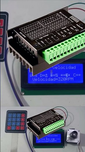 Proyecto de control de un motor a pasos con driver TB6600 🔥