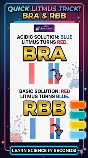 Exploring substances litmus trick #science #class7 #education #ncert #cbse #freenotes
