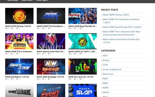 介绍几个可以白嫖PPV直播的网站