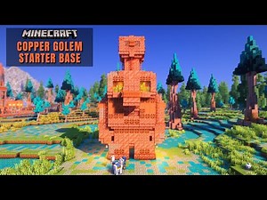 How to Build a Copper Golem Starter Base in Minecraft