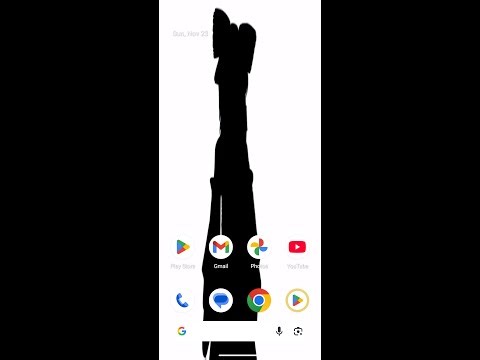 Bad Apple!! but it's on an Android wallpaper