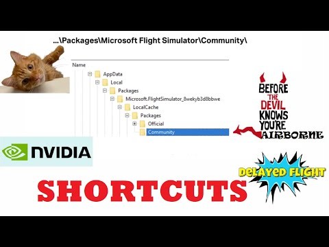 How to Create Nvidia & Community Folder Shortcuts | MSFS 2020/2024 Tutorial