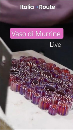 FULL VIDEO ⬆️ LIVE MURANO GLASS WORK