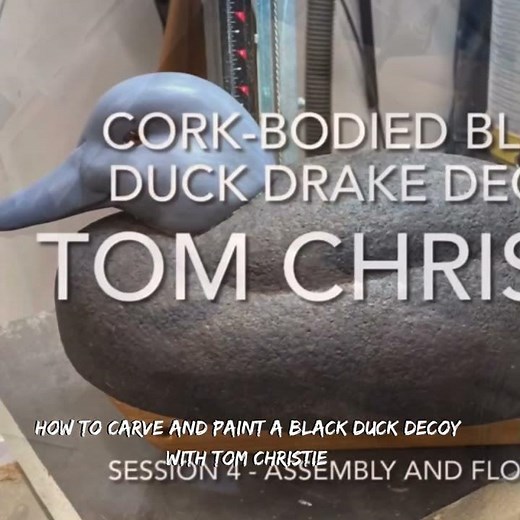 Carving a Black Duck Decoy with Six Time World Champion Tom Christie #decoy #woodart #duckhunting