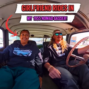 18K views · 867 reactions | Girlfriend Rides In My Supercharged 1955 Nomad Gasser | DD Speed Shop | Facebook