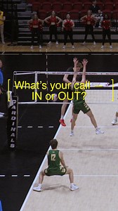 132K views · 702 reactions | Being a line judge isn’t easy. ~70 mph ball, defender blocking your view, split-second decision. Not an easy job. What’s your call — IN or OUT?  #MensVolleyball #NCAAVolleyball #VolleyballIQ #LineJudge | Vballnoryb Volleyball Media | Facebook