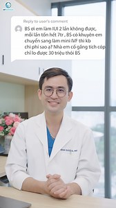 Mini IVF chi phí dao động 35Tr, phương pháp vừa thừa hưởng ưu điểm của IUI (thuốc ít, thai kỳ ổn định) vừa thừa hưởng ưu thế của IVF (có sự thụ tinh rõ ràng, theo dõi phôi phát triển). Cùng tìm hiểu kỹ hơn để có lựa chọn phù hợp. #ivfhongngoc #ivf #iui #miniivf #bacsituvan #vosinhhiemmuon #dieutrihiemmuon #bsbinhduong | Khoa IVF - Bệnh viện Đa khoa Hồng Ngọc - Phúc Trường Minh