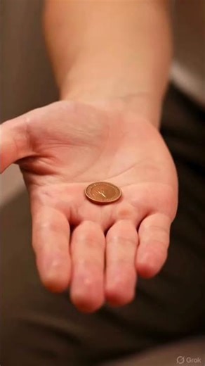 The Disappearing Penny Trick 😱 Easy Magic