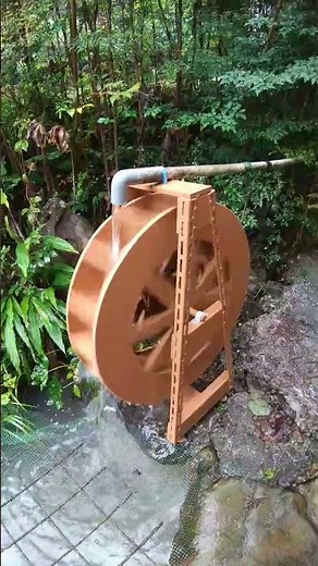 DIY手作り水車