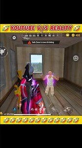 YOUTUBER VS REALITY🤣🤣 #freefireshorts #funnyshorts #trending #viral #funny #shorts‪@MOBTRASHORTS‬