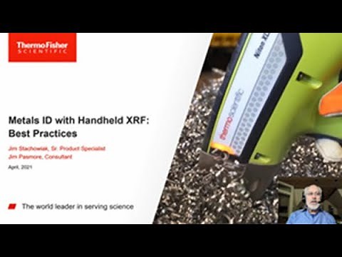 Metals ID with Niton Handheld XRF: Best Practices