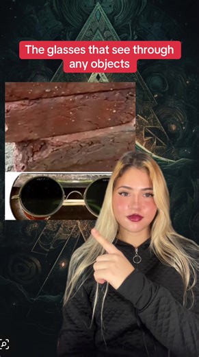 The glasses that see through any objects #mystery #scary