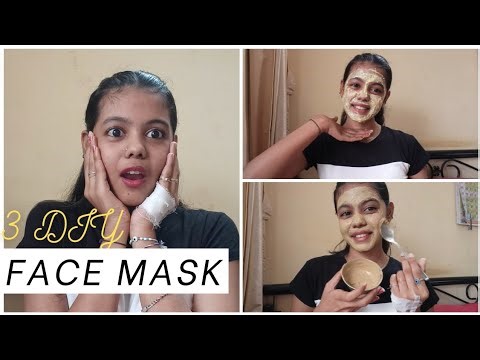 🌿 " 3 DIY Face Pack with Natural Ingredients | No Chemicals!"